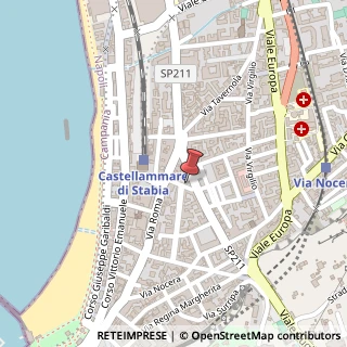 Mappa Via Amato, 27, 80053 Castellammare di Stabia, Napoli (Campania)