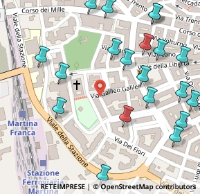 Mappa Via G. Galilei, 74015 Martina Franca TA, Italia (0.176)