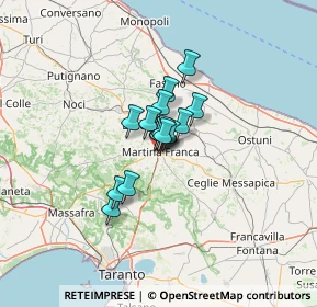 Mappa Via Antonio Fogazzaro, 74015 Martina Franca TA, Italia (7.05)