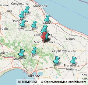 Mappa Via Antonio Fogazzaro, 74015 Martina Franca TA, Italia (13.14056)