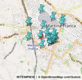 Mappa Via Antonio Fogazzaro, 74015 Martina Franca TA, Italia (0.3505)