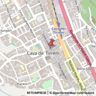 Mappa Corso Umberto I, 234, 84013 Cava de' Tirreni, Salerno (Campania)