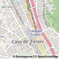 Карта Cava de' Tirreni