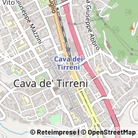 Mapa Cava de' Tirreni