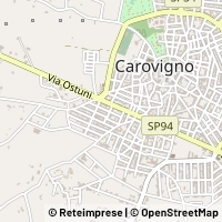 Hartă Carovigno