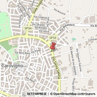 Mappa Via A. Labriola, 171/A, 72012 Carovigno, Brindisi (Puglia)
