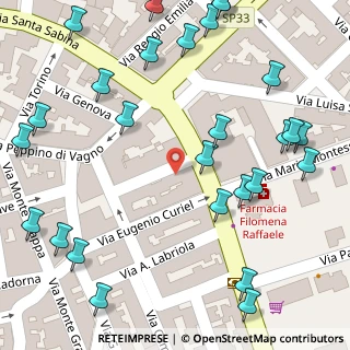 Mappa Via Eugenio Curiel, 72012 Carovigno BR, Italia (0.09259)