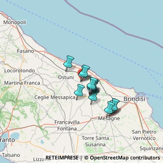 Mappa Via Eugenio Curiel, 72012 Carovigno BR, Italia (10.475)