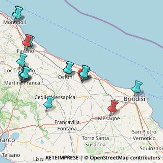 Mappa Via Eugenio Curiel, 72012 Carovigno BR, Italia (21.47111)