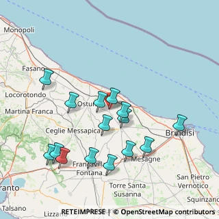 Mappa Via Maria Montessori, 72012 Carovigno BR, Italia (16.95933)