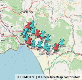 Mappa Giffoni Valle Piana, 84095 Giffoni Valle Piana SA, Italia (10.95)
