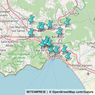 Mappa Via Francesco Gaeta, 84013 Cava de' Tirreni SA, Italia (5.602)