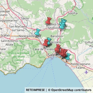 Mappa Via Francesco Gaeta, 84013 Cava de' Tirreni SA, Italia (6.44167)