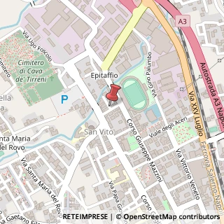 Mappa Via Giovanni Canali, 15, 84013 Cava de' Tirreni, Salerno (Campania)