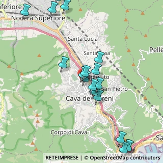 Mappa Via Giovanni Canali, 84013 Cava de' Tirreni SA, Italia (2.47889)