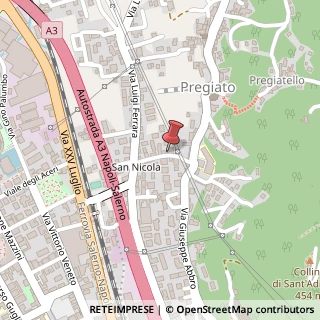 Mappa Via Aniello Salsano, 27, 84013 Cava de' Tirreni, Salerno (Campania)