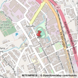 Mappa Corso mazzini giuseppe 85, 84013 Cava de' Tirreni, Salerno (Campania)