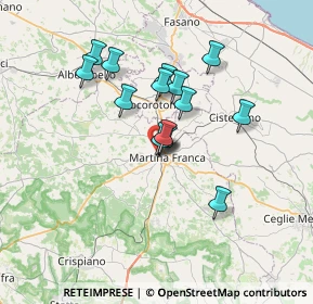 Mappa Via Chiancaro, 74015 Martina Franca TA, Italia (5.77733)