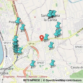 Mappa Via Madonna delle Grazie, 80054 Gragnano NA, Italia (1.312)