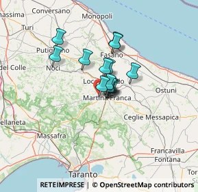 Mappa Via Finimondo, 74015 Martina Franca TA, Italia (8.29)