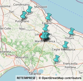Mappa Via Finimondo, 74015 Martina Franca TA, Italia (11.90214)