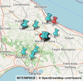 Mappa Via Finimondo, 74015 Martina Franca TA, Italia (10.663)