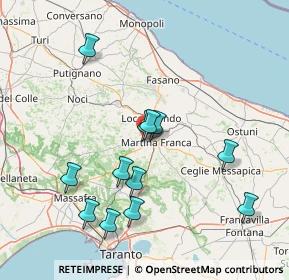 Mappa Via Finimondo, 74015 Martina Franca TA, Italia (16.21333)