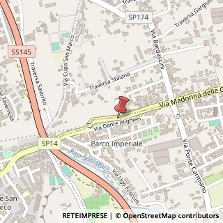 Mappa Via Madonna delle Grazie, 116, 80054 Gragnano, Napoli (Campania)