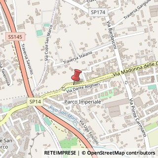 Mappa Via Madonna delle Grazie, 78, 80054 Gragnano, Napoli (Campania)