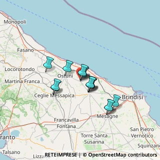 Mappa Via Nino Bixio, 72012 Carovigno BR, Italia (10.205)