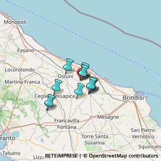 Mappa Via Salvatore Quasimodo, 72012 Carovigno BR, Italia (7.86154)