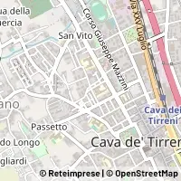 Map Cava de' Tirreni