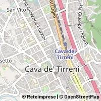 Hartă Cava de' Tirreni