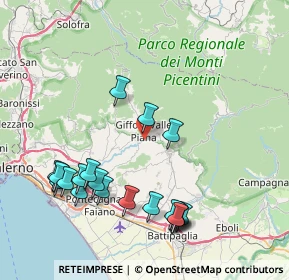 Mappa Via Coriano, 84095 Giffoni Valle Piana SA, Italia (9.6495)