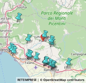 Mappa Via Coriano, 84095 Giffoni Valle Piana SA, Italia (9.5085)