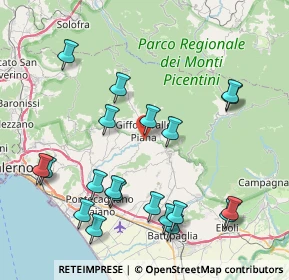 Mappa Via Coriano, 84095 Giffoni Valle Piana SA, Italia (9.9285)