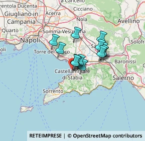 Mappa Corso Alcide de Gasperi, 80053 Castellammare di Stabia NA, Italia (9.01786)