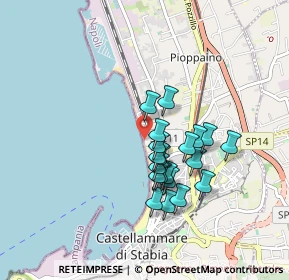 Mappa Corso Alcide de Gasperi, 80053 Castellammare di Stabia NA, Italia (0.75)