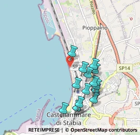 Mappa Corso Alcide de Gasperi, 80053 Castellammare di Stabia NA, Italia (0.98533)