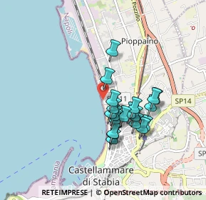 Mappa Corso Alcide de Gasperi, 80053 Castellammare di Stabia NA, Italia (0.7595)