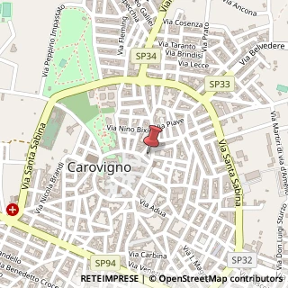 Mappa Corso Vittorio Emanuele, 103, 72012 Carovigno, Brindisi (Puglia)