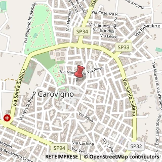 Mappa Corso mazzini giuseppe 65, 72017 Carovigno, Brindisi (Puglia)