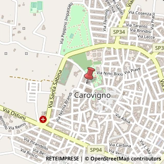 Mappa Via Don F. Morelli, 3, 72012 Carovigno, Brindisi (Puglia)