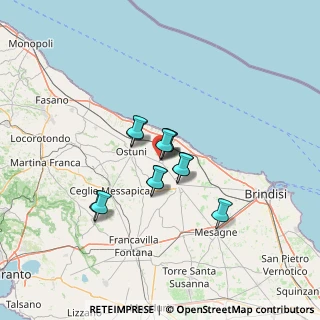 Mappa Via Don F. Morelli, 72012 Carovigno BR, Italia (9.13)