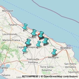 Mappa Via Don Morelli, 72012 Carovigno BR, Italia (9.76941)