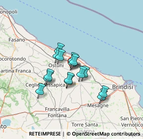 Mappa Via San Sabina, 72012 Carovigno BR, Italia (9.88)