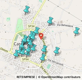 Mappa Via San Sabina, 72012 Carovigno BR, Italia (0.5075)