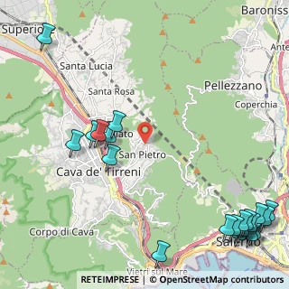 Mappa Via Alfonso Adinolfi, 84013 Cava de' Tirreni SA, Italia (3.573)