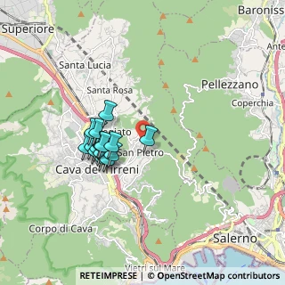 Mappa Via Alfonso Adinolfi, 84013 Cava de' Tirreni SA, Italia (1.54533)