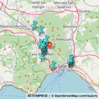 Mappa Via Alfonso Adinolfi, 84013 Cava de' Tirreni SA, Italia (3.00867)